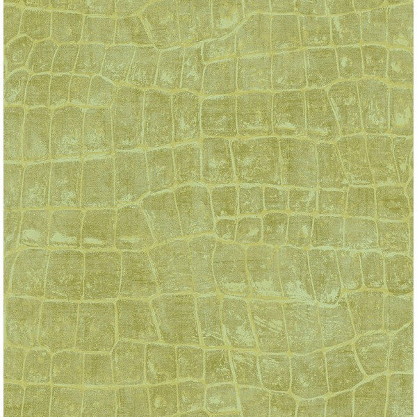 media image for sample curacao animal pattern wallpaper in green from the tortuga collection by seabrook wallcoverings 1 274