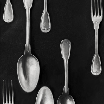 product image for Cutlery Silver Wallpaper from Collection II by Mind the Gap 11
