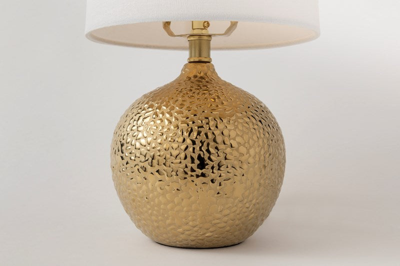 media image for heather 1 light table lamp by mitzi hl364201 gd 5 213