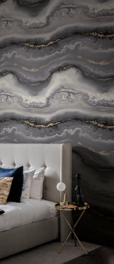 product image for Moontide Wallpaper in Smokey Quartz from the Artisan Digest Collection by York Wallcoverings 16