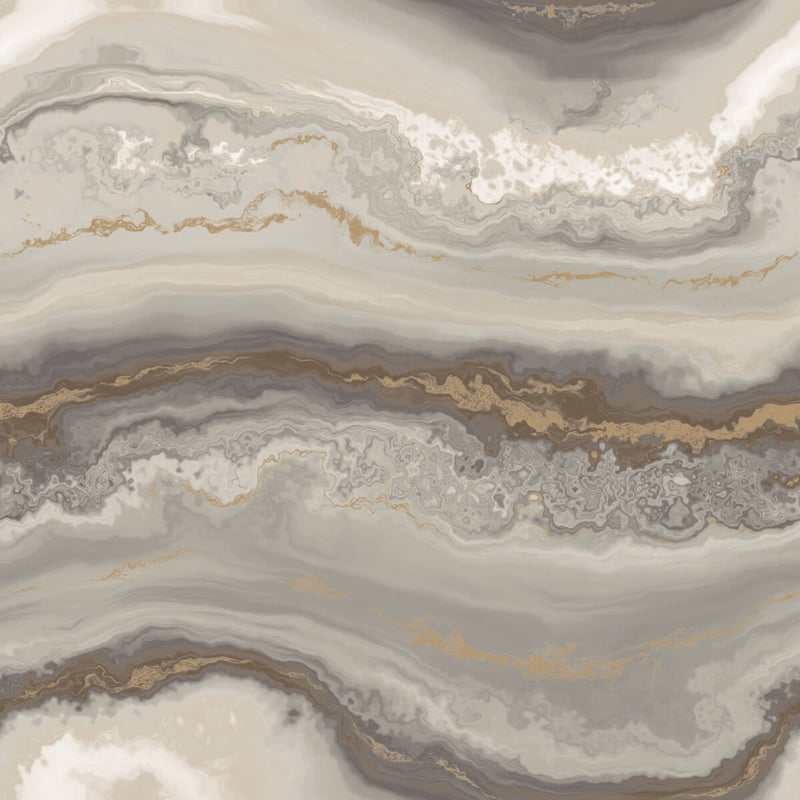 media image for Moontide Wallpaper in Pyrite from the Artisan Digest Collection by York Wallcoverings 268