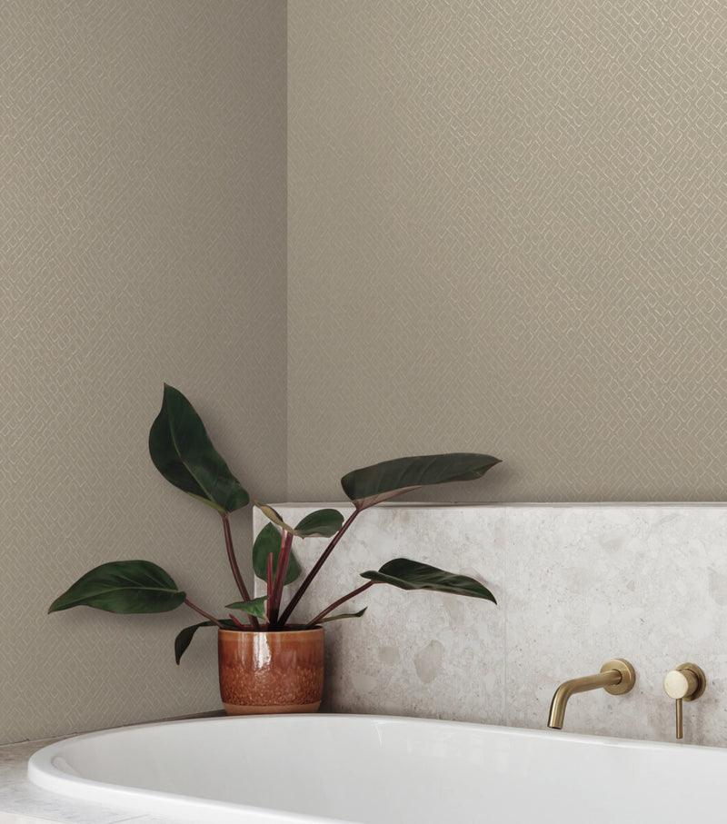 media image for Bede Wallpaper in Beige from the Artisan Digest Collection by York Wallcoverings 258