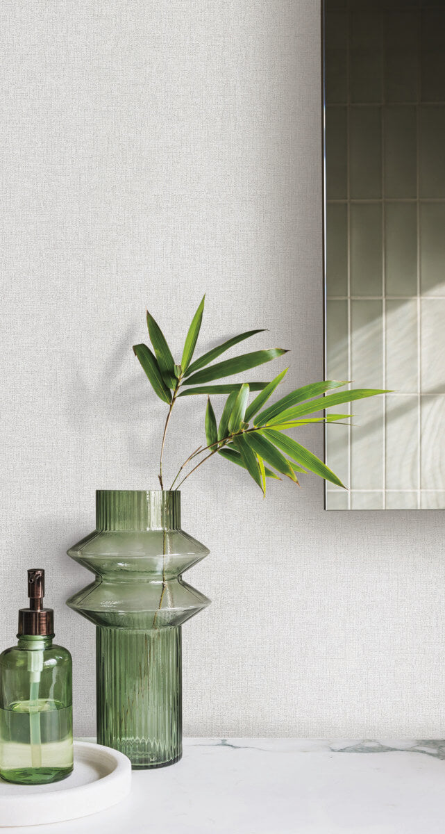 media image for Gypsy Weave Wallpaper in White from the Artisan Digest Collection by York Wallcoverings 276