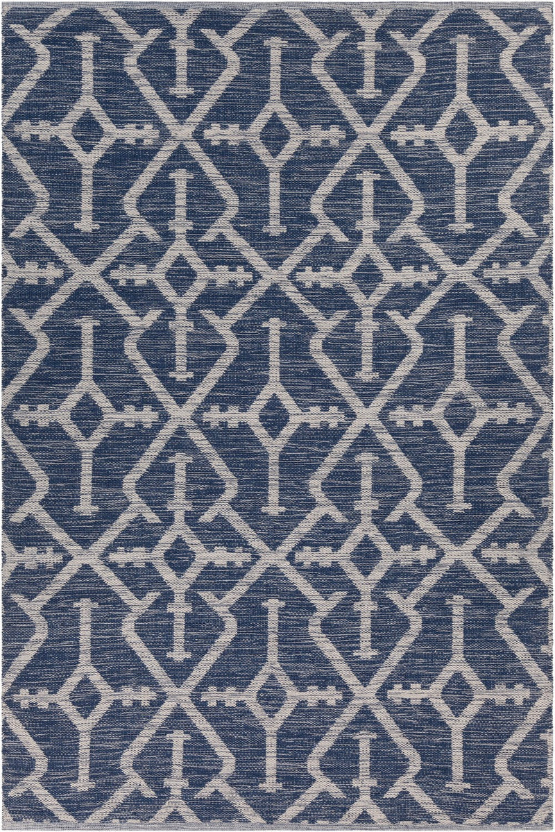 media image for dani navy blue beige hand woven rug by chandra rugs dan50901 576 1 276
