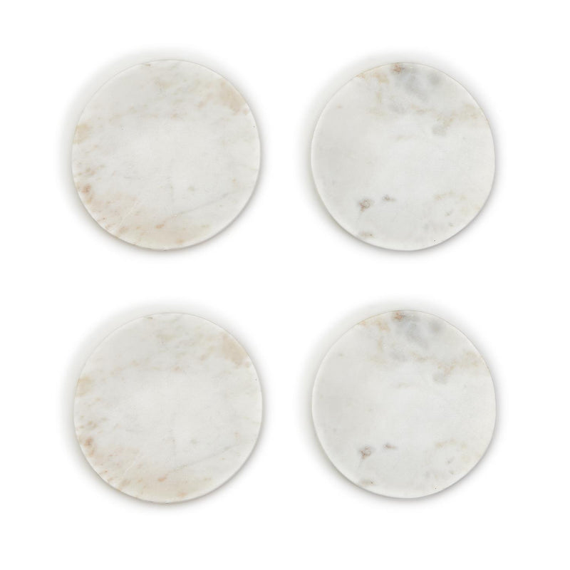media image for artesia white marble coasters set of 4 3 249