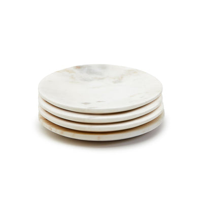 product image for artesia white marble coasters set of 4 2 69