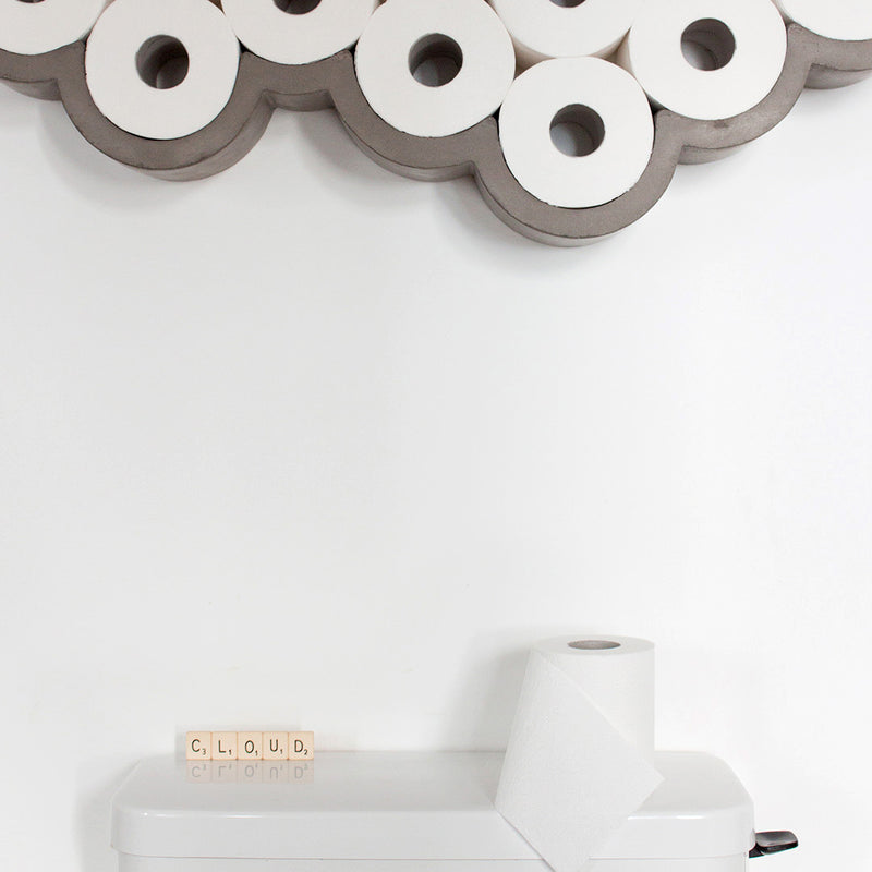 media image for Cloud - Toilet Paper Holder - L by Lyon Béton 258