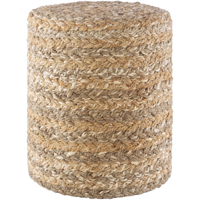 product image for Durban DBPF-002 Hand Woven Pouf in Khaki by Surya 7