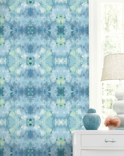 product image for Kaleidoscope Wallpaper in Blue 78
