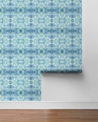 product image for Kaleidoscope Wallpaper in Blue 97