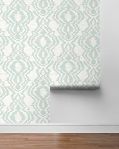 product image for Moirella Wallpaper in Seaglass 91