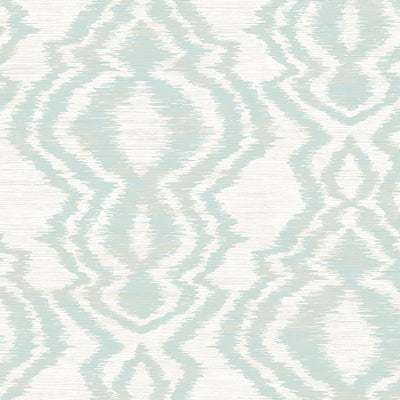 product image of Moirella Wallpaper in Seaglass 528
