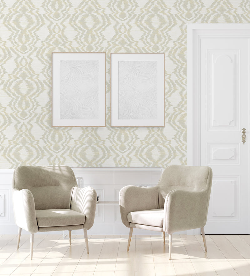 media image for Moirella Wallpaper in Taupe 290