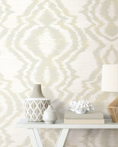 product image for Moirella Wallpaper in Taupe 18