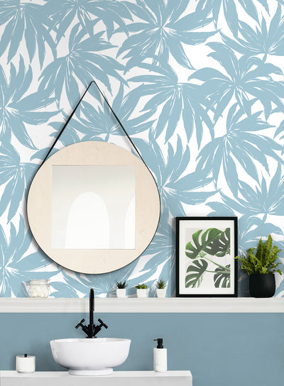 product image for Palma Wallpaper in Light Blue 69