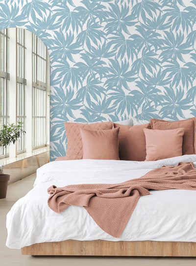 product image for Palma Wallpaper in Light Blue 86
