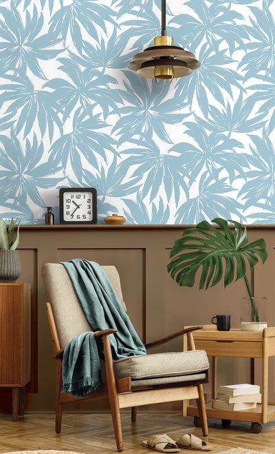 product image for Palma Wallpaper in Light Blue 98