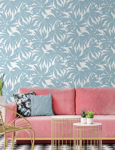 product image for Palma Wallpaper in Light Blue 6