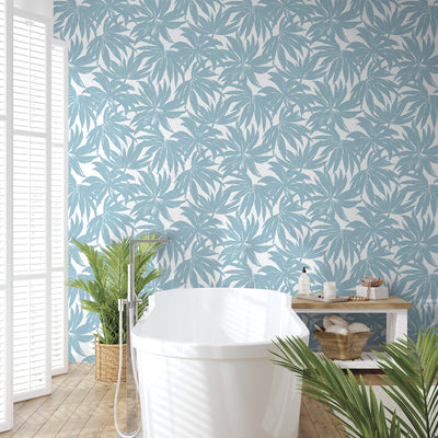 product image for Palma Wallpaper in Light Blue 76