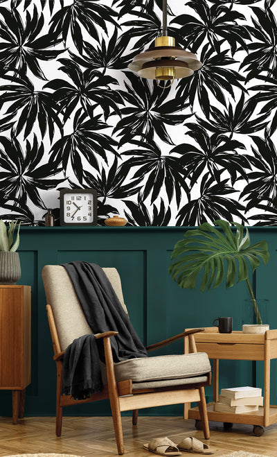 product image for Palma Wallpaper in Black 19
