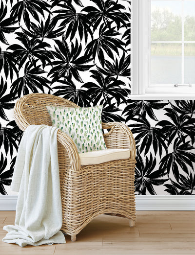 product image for Palma Wallpaper in Black 17