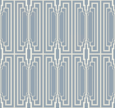product image of Sample Manhattan Peacock Wallpaper from Deco 2 by Collins & Company 559