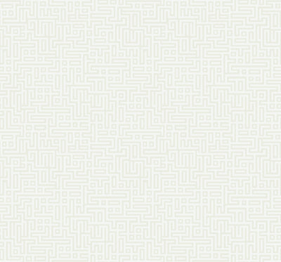 product image of Sample Rockefellar Maze Metallic Pearl Wallpaper from Deco 2 by Collins & Company 533