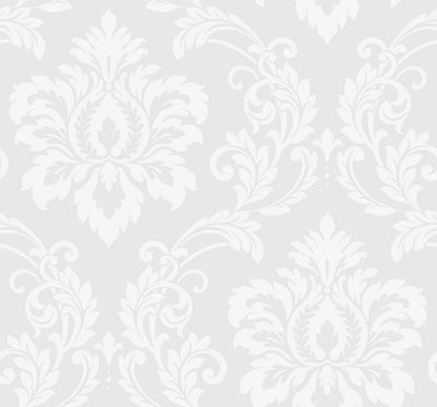 product image for Deco Damask Frosty Wallpaper from Deco 2 by Collins & Company 75