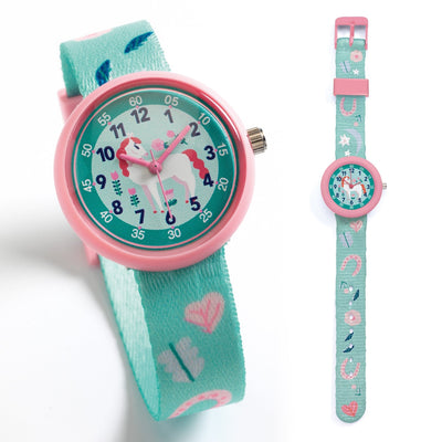 product image of horse ticlock childrens watch by djeco dd00420 1 556
