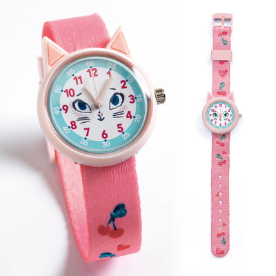 product image of cat ticlock childrens watch by djeco dd00424 1 540