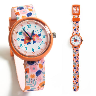 product image of flowers ticlock childrens watch by djeco dd00430 1 587