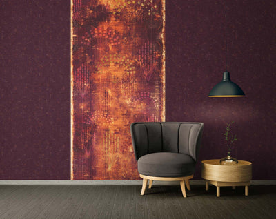 product image of Stylized Red Flower Wall Mural from the Absolutely Chic Collection by Galerie Wallcoverings 598