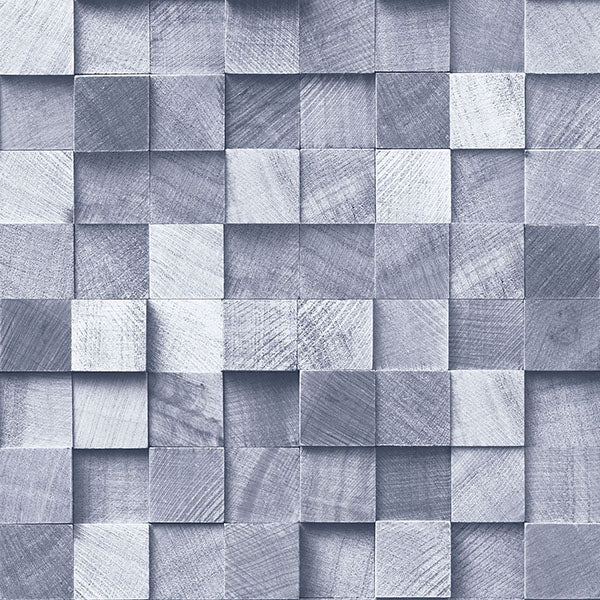 media image for sample tevye blue wood geometric wallpaper from design department by brewster 1 293