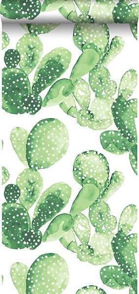 product image for Mimi Green Cactus Wallpaper from Design Department by Brewster 74