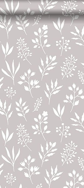 product image for Cynara Grey Scandinavian Floral Wallpaper from Design Department by Brewster 10