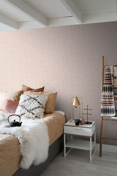 product image for Cicely Pink Leopard Skin Wallpaper from Design Department by Brewster 78