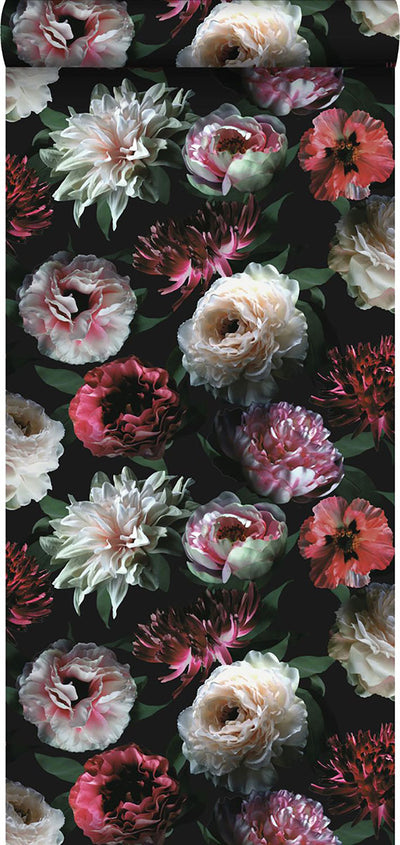 product image for Contessa Ruby Flowers Wallpaper from Design Department by Brewster 12