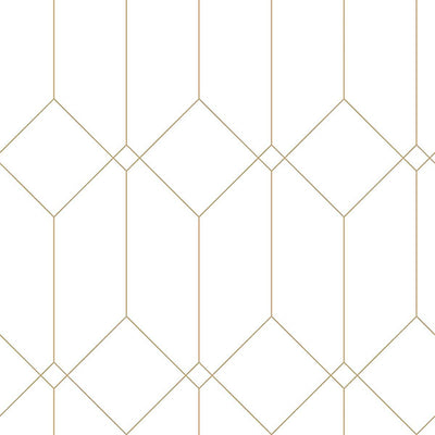 product image of sample trilliant white art deco motif wallpaper from design department by brewster 1 524