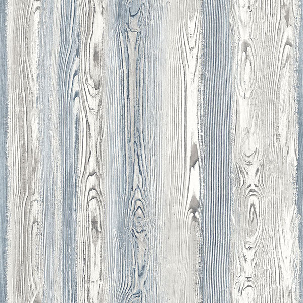 media image for Cady Blue Wood Panel Wallpaper from Design Department by Brewster 250