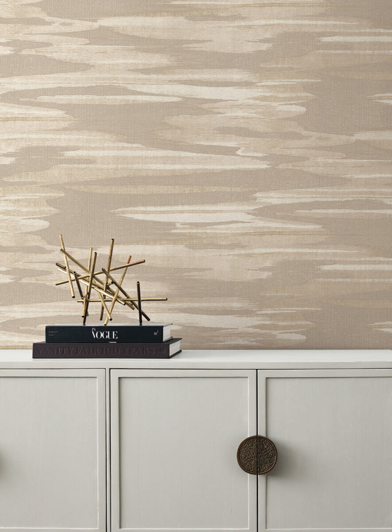 media image for Nimbus Wallpaper in Taupe from the Dazzling Dimensions Vol. 2 Collection by Antonina Vella 237