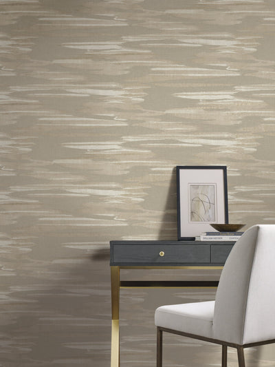 product image for Nimbus Wallpaper in Taupe from the Dazzling Dimensions Vol. 2 Collection by Antonina Vella 93