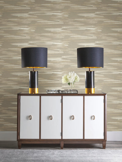 product image for Nimbus Wallpaper in Taupe from the Dazzling Dimensions Vol. 2 Collection by Antonina Vella 76