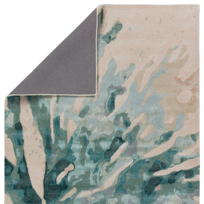 product image for atoll handmade animal pattern teal sage area rug by jaipur living rug156142 2 28