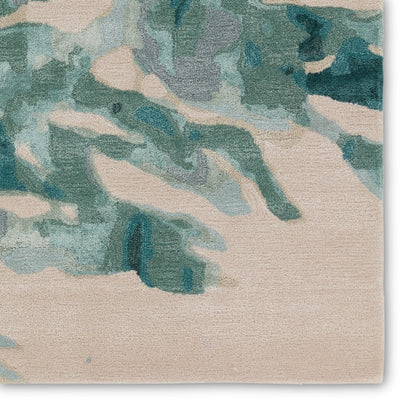 product image of atoll handmade animal pattern teal sage area rug by jaipur living rug156142 1 562