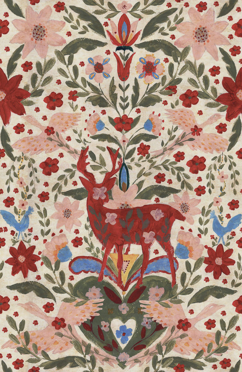 media image for sample der konig red wallpaper from the tyrol collection 1 282