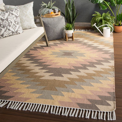 product image for Mojave Indoor/ Outdoor Geometric Multicolor Area Rug 63