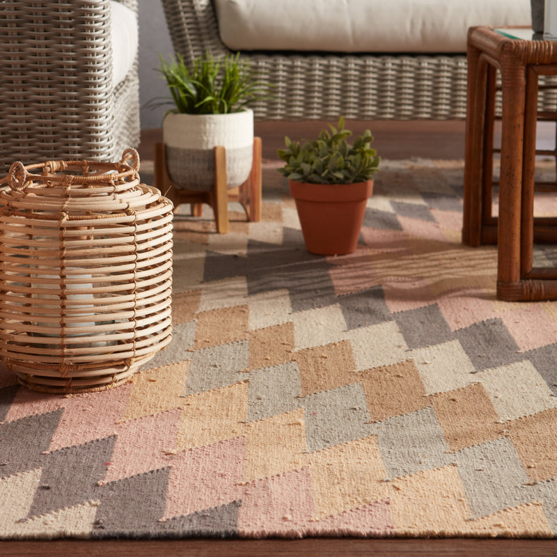 media image for Mojave Indoor/ Outdoor Geometric Multicolor Area Rug 278