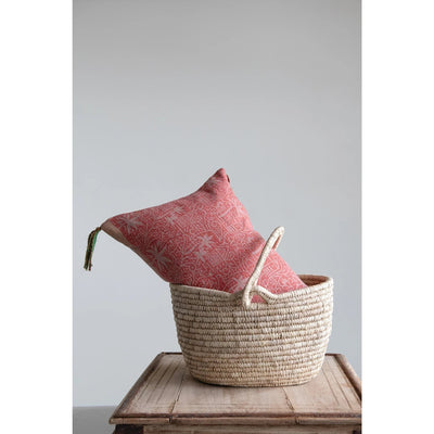 product image for hand woven basket with handle by bd edition df3197 5 34