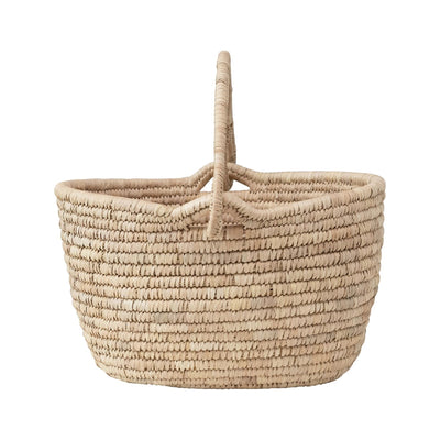product image for hand woven basket with handle by bd edition df3197 1 4