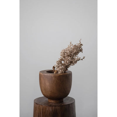 product image for decorative paulownia wood bowl by bd edition df4791 5 96